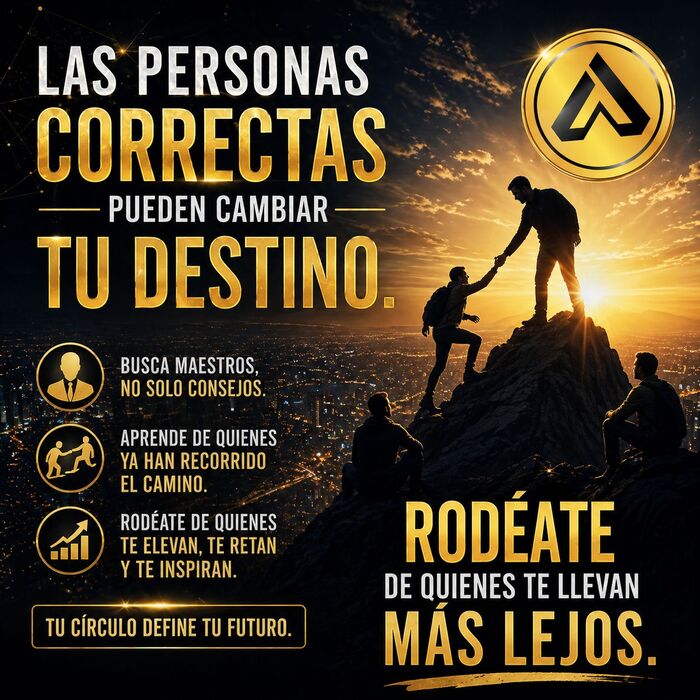 Rodeate de quienes te llevan mas lejos